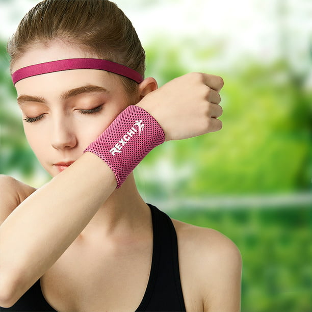 Wrist Bands Tennis Bracelet Sports Sweatband Hand Bands Sweat Brace Support Wrap 